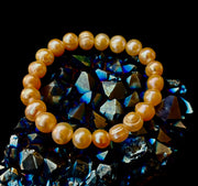 Champagne Freshwater Pearl Bracelet – 9mm Pearl Stretch Bracelet