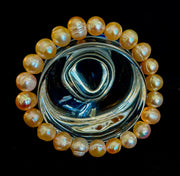 Champagne Freshwater Pearl Bracelet – 9mm Pearl Stretch Bracelet