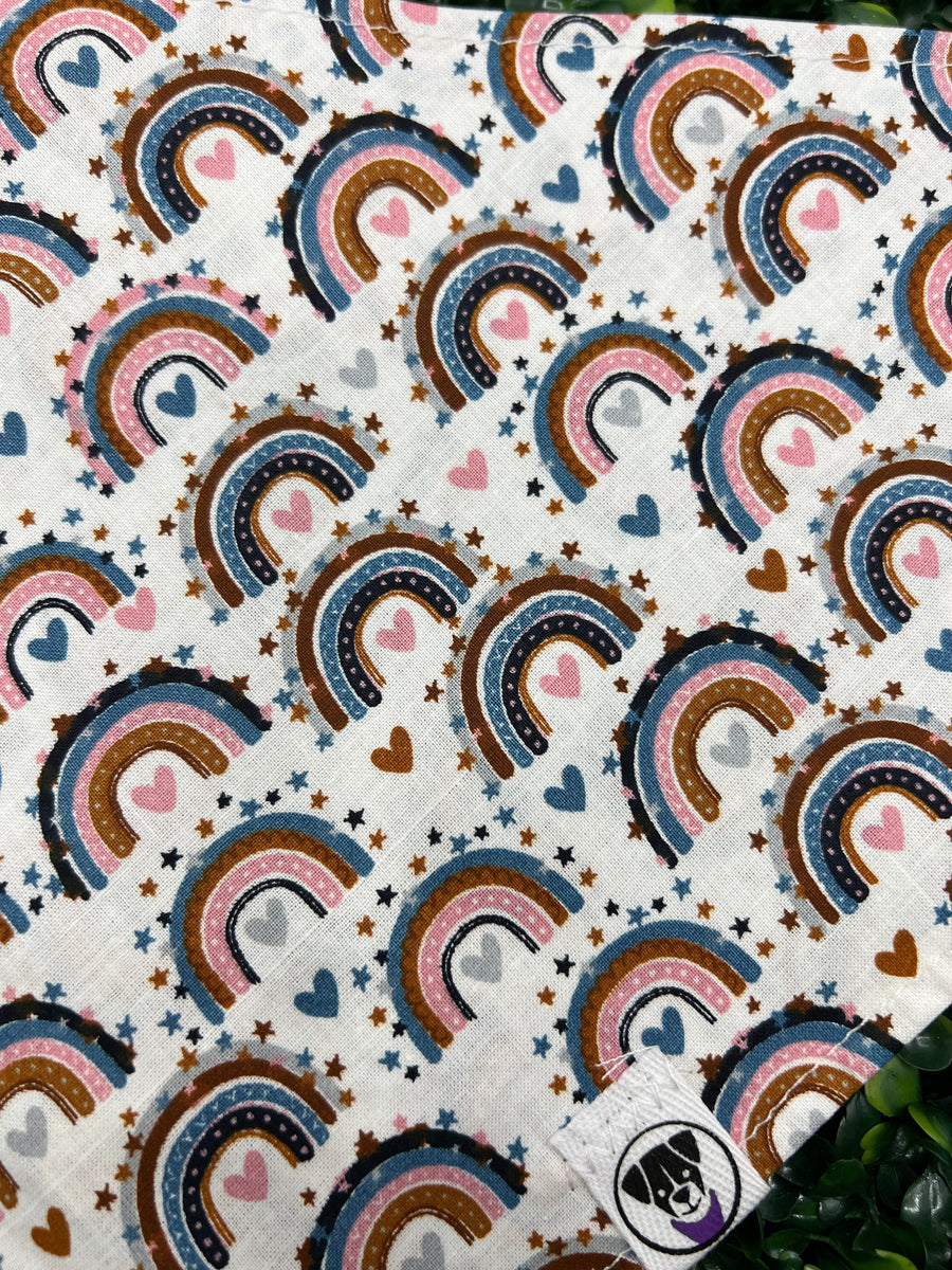 Rainbows and Hearts Bandana