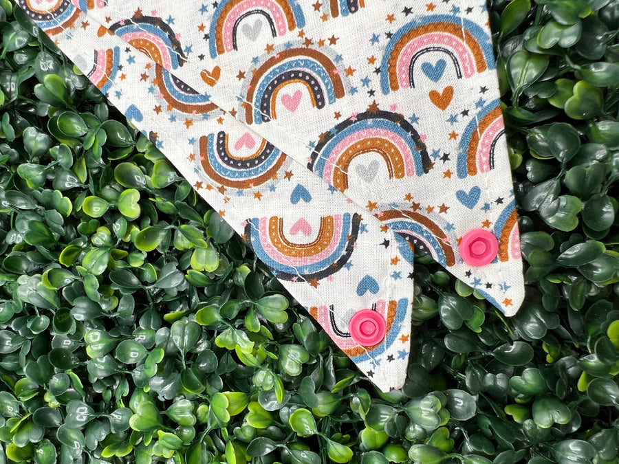 Rainbows and Hearts Bandana