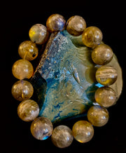 Moonlit Path: Silver Flash Labradorite Bracelet - Reiki Infused (3 Amazing Bead Sizes)