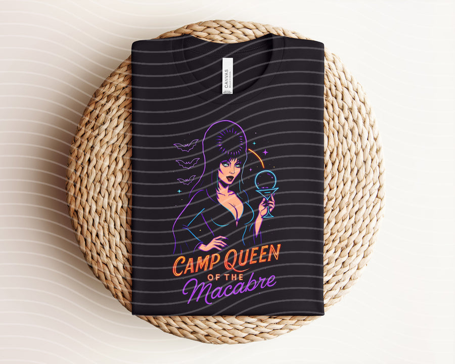 Camp Queen of the Macabre Neon Graphic T-Shirt