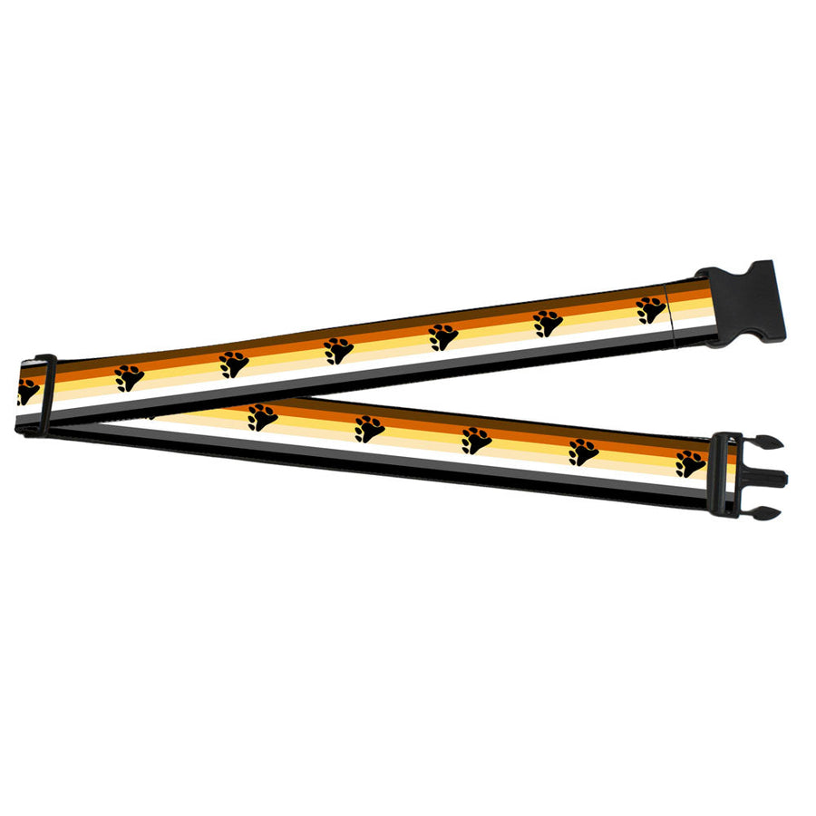 Bear Pride Flag Luggage Strap - 2.0"