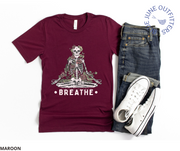 Breathe | Botanical Meditating Skeleton Tee