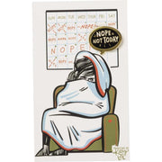 Nope, Not Today Enamel Pin in Bubble Design