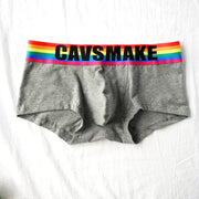 Sexy Comfortable Rainbow Black and White Boxer Men's Underwear