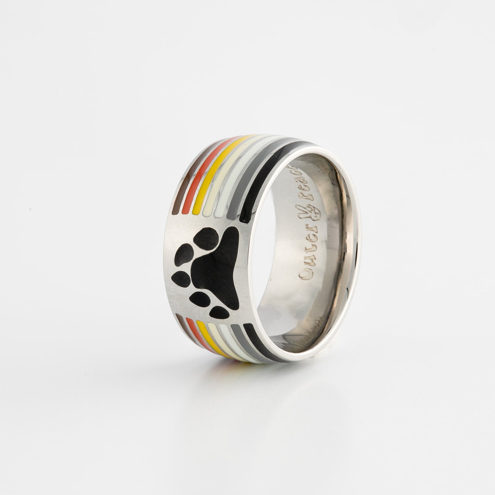 Bear Pride Stainless Steel Ring