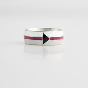 Demisexual Pride Stainless Steel Ring