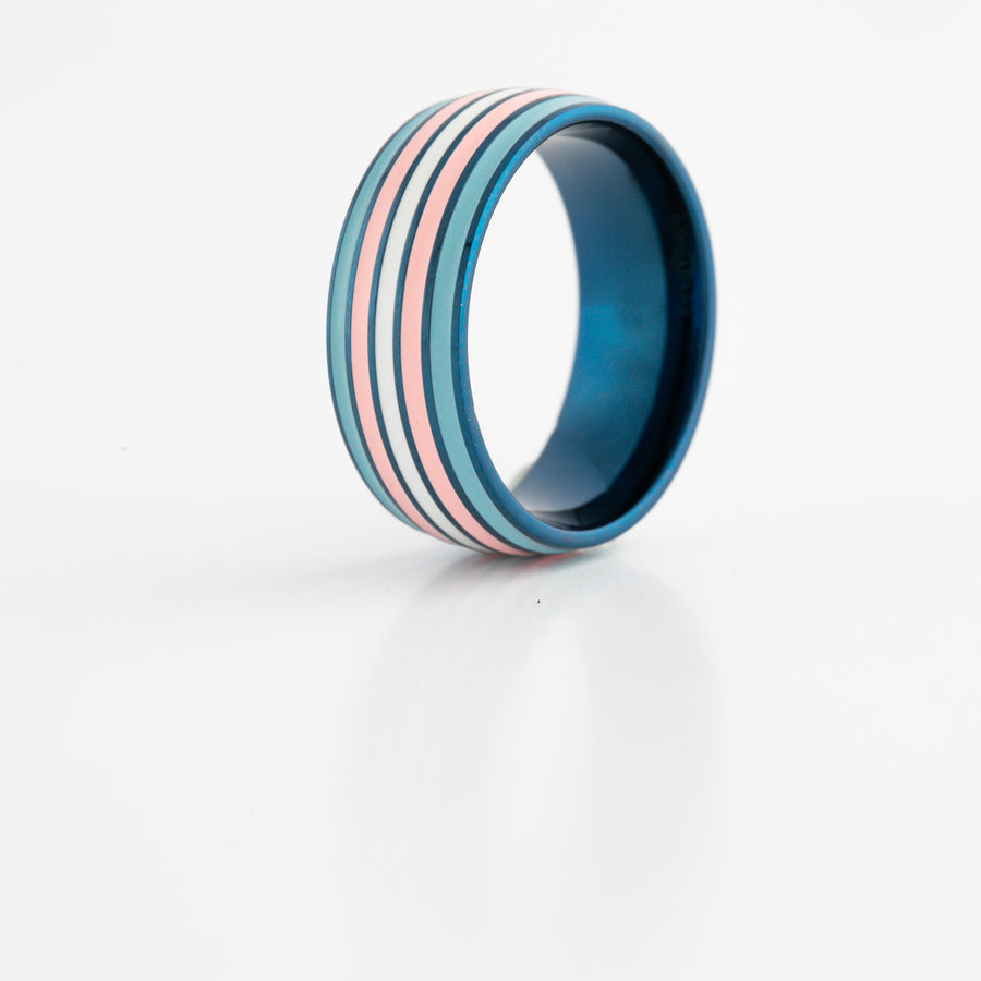 Blue Steel Trans Ring