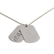 Unity Pride Dog Tag Necklace — Philadelphia Pride Flag, Stainless Steel, Adjustable Ball Chain