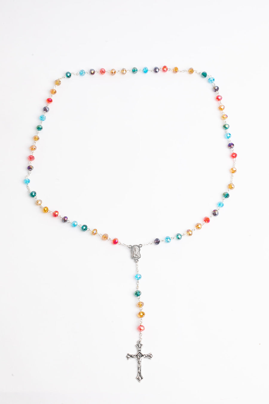 Rainbow Rosary Beads