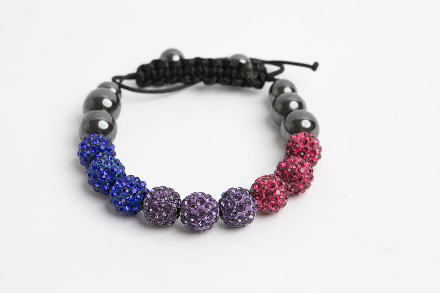 bisexual gear Bisexual Pride Shambala Bracelet