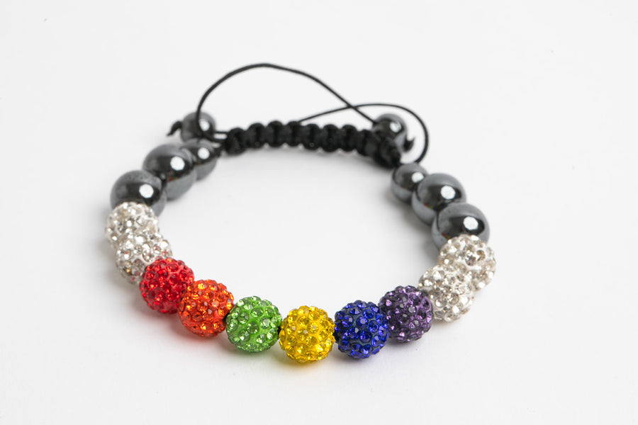 Rainbow Bracelets, Rainbow Beaded Bracelets, LGBT