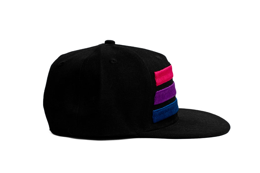 Bisexual Pride Flat Brim Hat Snap Back