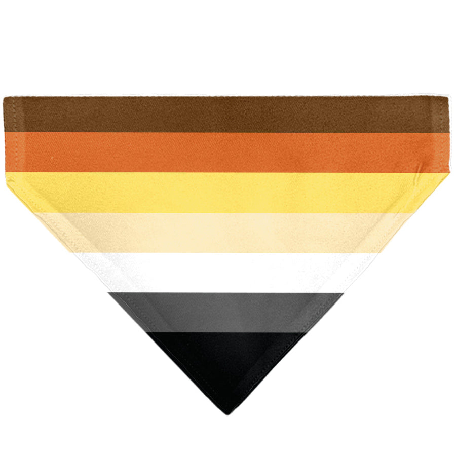 Bear Pride Flag Pet Bandana