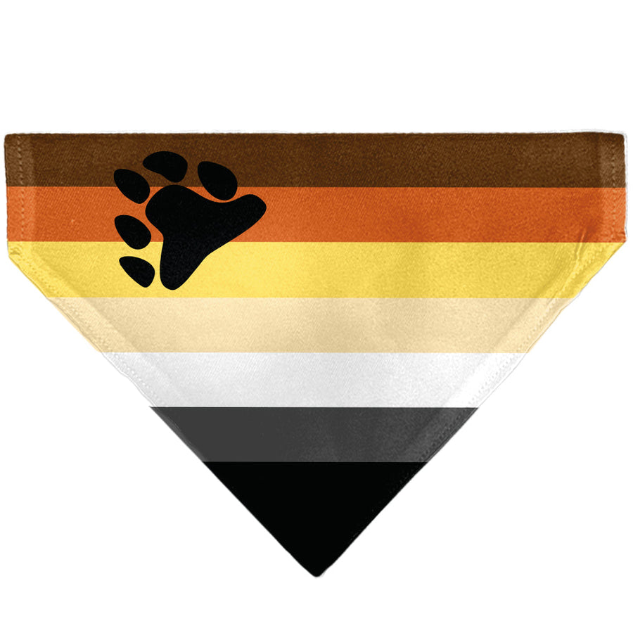 Bear Pride Flag Pet Bandana