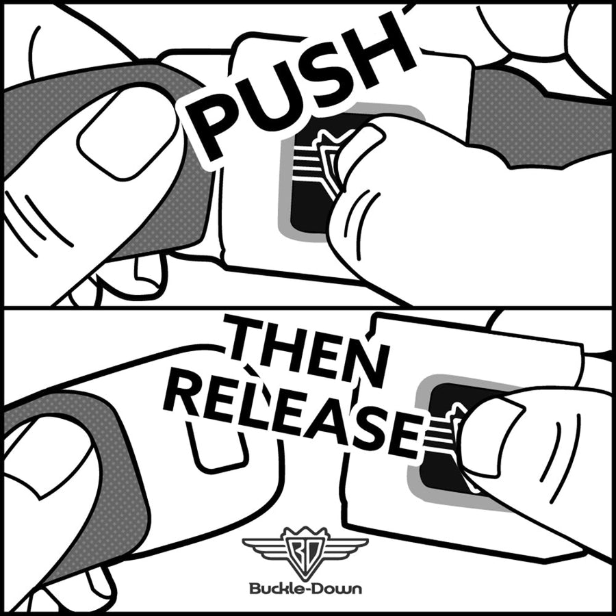 BD Wings Logo CLOSE-UP Full Color Black Silver Seatbelt Belt - Flag Pride Distressed Rainbow Webbing