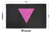 Pink Triangle LGBT Pride Flag
