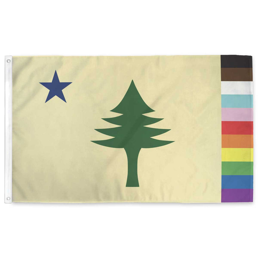 Maine 1901 LGBTQ+ Pride Flag