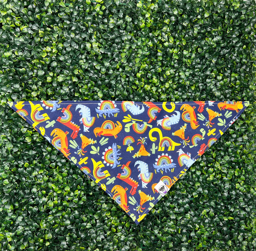 Rainbow Dinosaurs Bandana