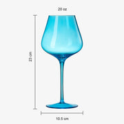 Stagioni Stemmed Wine Glassware, Set of 6, "Pride"