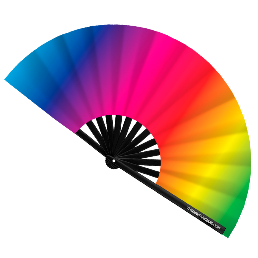 Rainbow Rave Fan (UV)