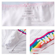 Sexy Comfortable Rainbow Black and White Boxer Men's Underwear
