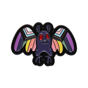 Rainbow Bat LGBTQ Enamel Pin Bisexual Gay Brooch Lapel Badge Jewelry Gift