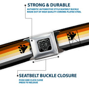 BD Seatbelt Belt -Bear Pride Flag Belt