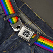 Rainbow LGBTQ+ Pride Flag Seatbelt Belt