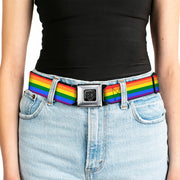 Rainbow LGBTQ+ Pride Flag Seatbelt Belt