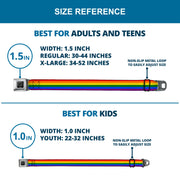 Rainbow LGBTQ+ Pride Flag Seatbelt Belt