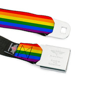 Rainbow LGBTQ+ Pride Flag Seatbelt Belt