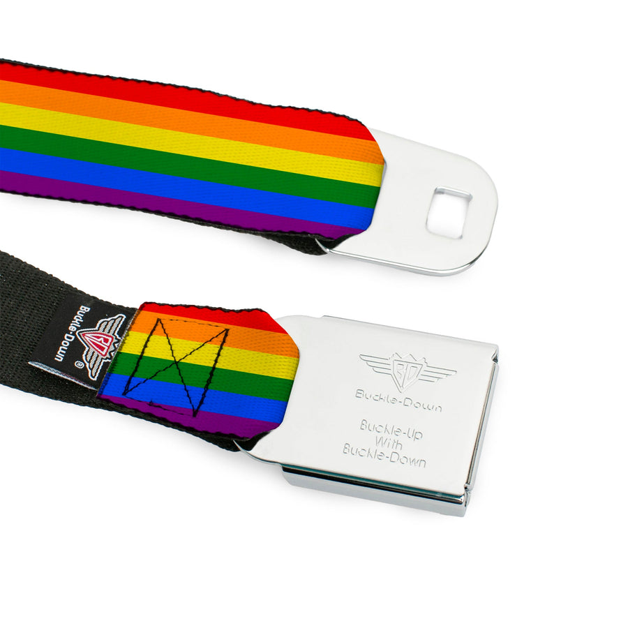 Rainbow LGBTQ+ Pride Flag Seatbelt Belt