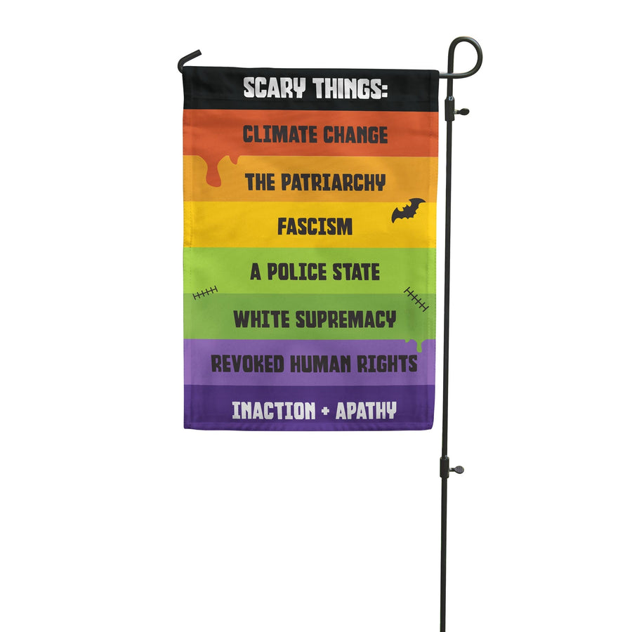 Even More Scary Things Garden Flag