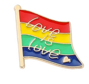LGBTQ+ Rainbow Pride Flag Enamel Pin – Many Fabulous Styles