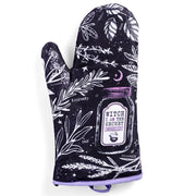 Set of 2 "Witch, I AM The Secret Ingredient" Oven Mitt | Pot Holders Hanging Oven Gloves Set
