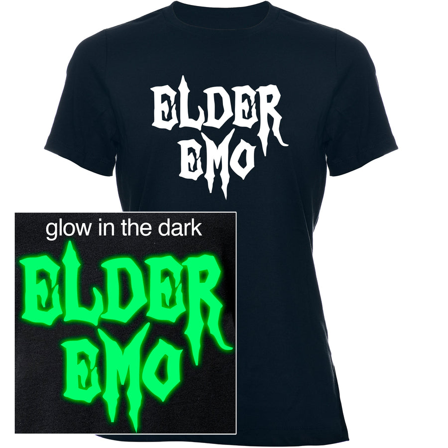 Glow in the Dark Elder Emo Black T-Shirt