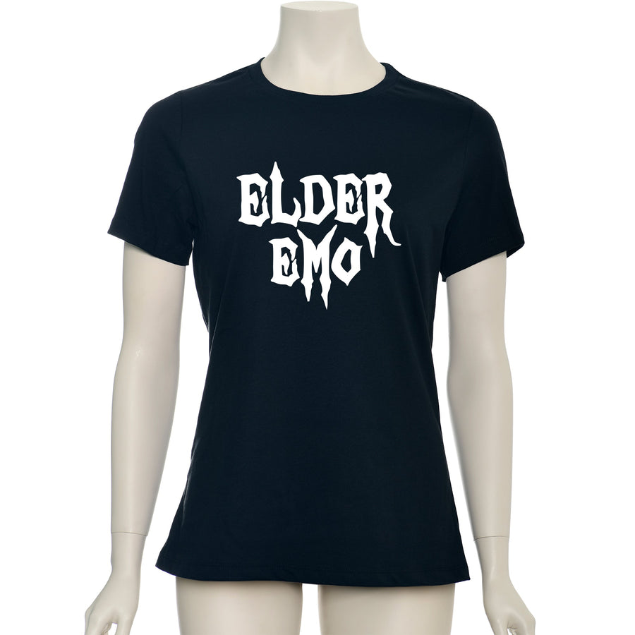 Glow in the Dark Elder Emo Black T-Shirt