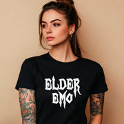 Glow in the Dark Elder Emo Black T-Shirt