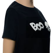 Skull Boo Glow in the Dark Puff Halloween T-Shirt