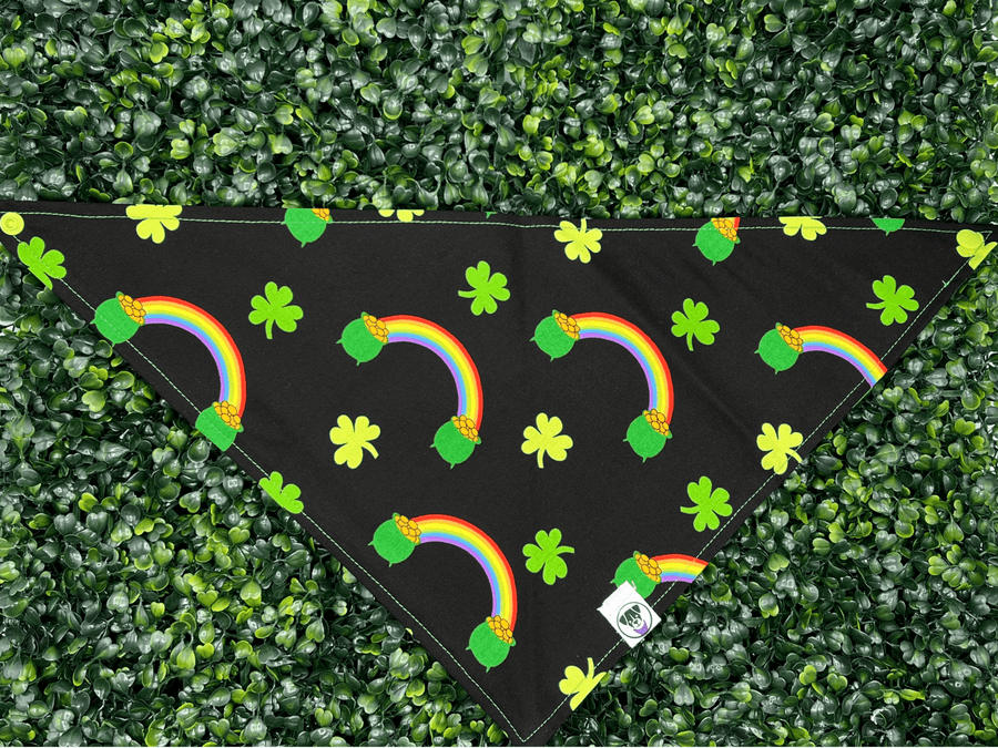 Saint Patrick's Day Pet Bandana Lucky Pots