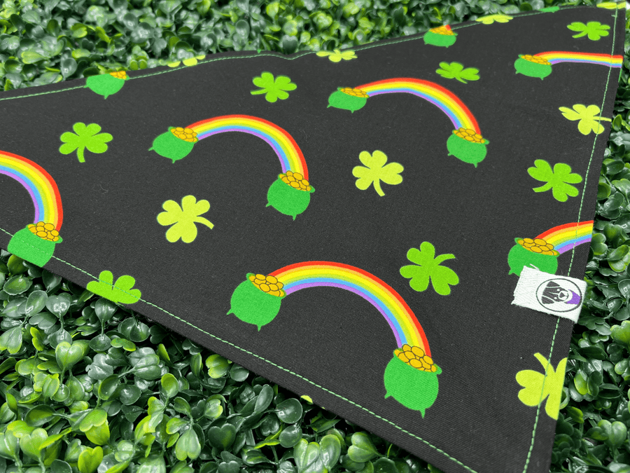 Saint Patrick's Day Pet Bandana Lucky Pots
