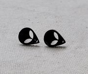 Alien UFO Stud Earrings