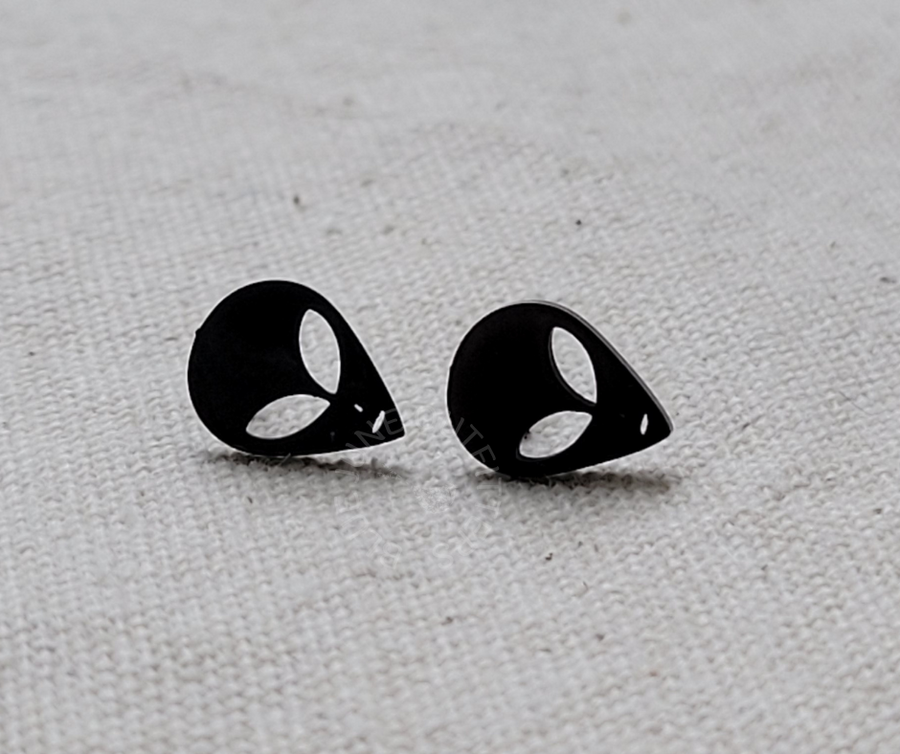 Alien UFO Stud Earrings