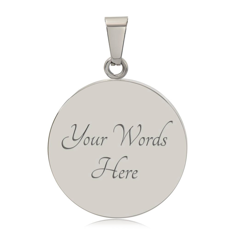 You Are Safe With Me Rainbow Pendant Necklace – Affirmation Jewelry