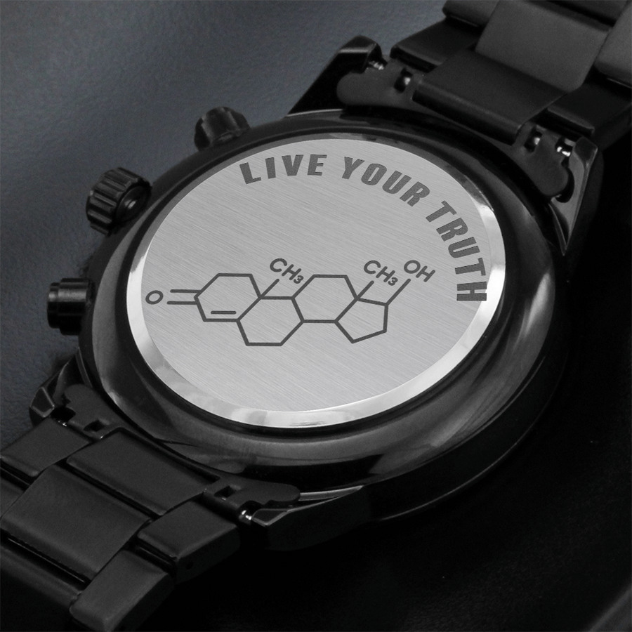Live Your Truth Watch – T Symbol Stainless Steel Watch