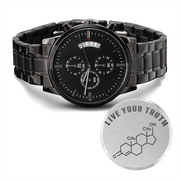 Live Your Truth Watch – T Symbol Stainless Steel Watch