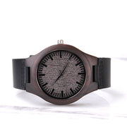 Live Your Truth Wooden Watch –T Symbol Men's Watch