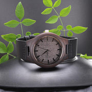 Live Your Truth Wooden Watch –T Symbol Men's Watch